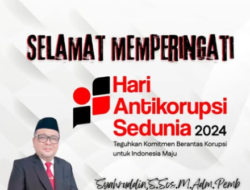 PLT Kepala Dinas PPKB Kota Makassar, Syahruddin, S.Sos., M.Adm.Pemb, Ucapkan Selamat Hari Anti Korupsi Sedunia 2024