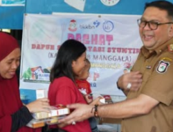 FOTO : DPPKB Kota Makassar Saat Laksanakan Dapur Sehat Atasi Stunting di 49 Titik Lokus
