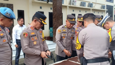 Kapolres Selayar Pimpin Langsung Pemeriksaan Senjata Api Seluruh Personel