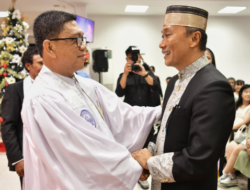 Pantau Misa Natal Tiga Gereja di Makassar bersama Forkopimda, Pj Gubernur Prof Zudan Sampaikan Pesan Damai