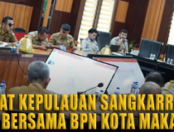 Camat Kepulauan Sangkarrang Hadiri Rapat Pembinaan dan Pengawasan PPATS di BPN Makassar