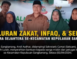 Camat Sangkarrang Apresiasi Bantuan BAZNAS Makassar di Bulan Ramadhan