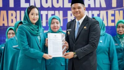 Dipimpin Gunya Paramasukhaputri, Bupati Uji Nurdin Lantik Pengurus TP-PKK Bantaeng