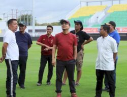 Perkuat Sinergi Sepak Bola, Sadikin Aksa dan Rusdi Masse kunjungi Stadion Gelora BJ Habibie-Disambut Wali Kota Tasming Hamid