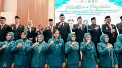 Gunya Paramasukhaputri Dilantik Menjadi Ketua TP PKK dan Dekranasda Bantaeng