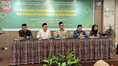 Anggota DPRD Makassar Sosialisasi Perda Perlindungan Pemberdayaan Pasar Tradisional