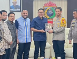 Pimpinan dan Anggota DPRD Makassar Sambut Kunjungan Kapolrestabes Baru Kombes Pol. Arya Perdana